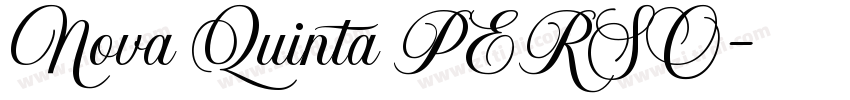 Nova Quinta PERSO字体转换